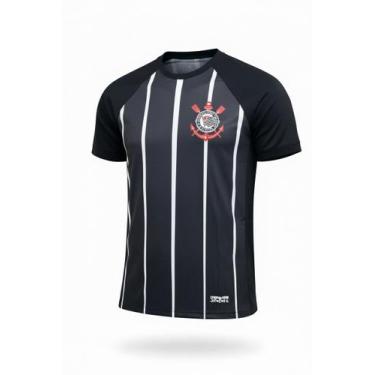 Imagem de Camiseta Corinthians Masculina Listrada Oficial Licenciada - Coimbra, 