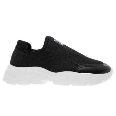 Imagem de Tênis Casual Slip On Infantil Menina Molekinha 2564.100 Preto-Feminino