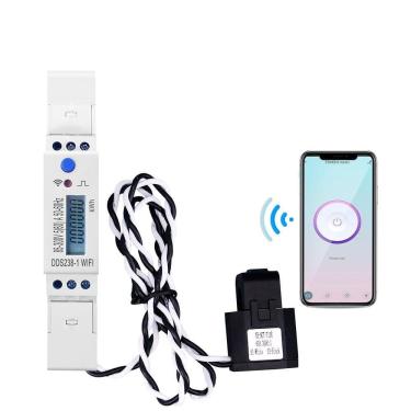 Imagem de Medidor Consumo Energia Ac Dds238-1 Mono 110/220V 100A Wifi