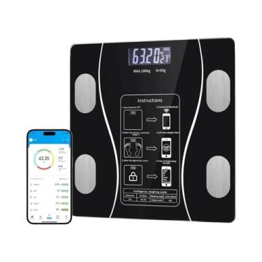 Imagem de Balança Eletrônica Compacta Para Medição De Gordura Corporal, Balança 