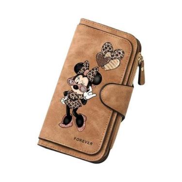 Imagem de Carteira Feminina Mickey Minnie, Bolsa Para Cartões E Moedas, Presente