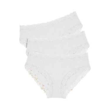 Imagem de Conjunto De Calcinhas De Algodão Com Renda Sexy Para Mulheres, Floral,