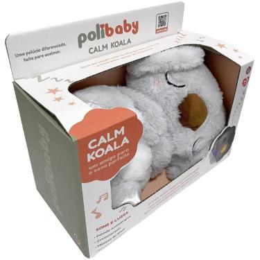 Imagem de Pelúcia Coala Calmante Com Som E Luz Polibrinq - 3015