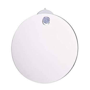 Imagem de Espelho de Barbear no Chuveiro com Ventosa sem Névoa Portátil Mão para Higiene Diária Cuidado da Barba e Maquiagem Viagem Gancho Suportes