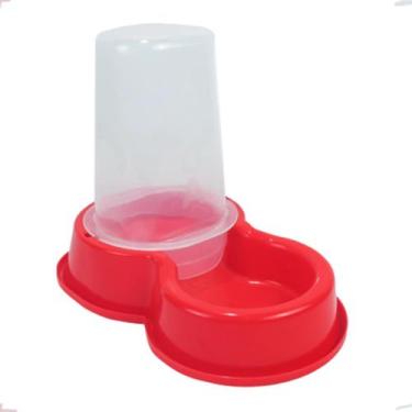 Imagem de Comedouro e Bebedouro Para Pets Com Refil 1,5L Anti Formiga - Auma Ter