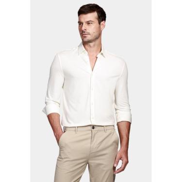 Imagem de Camisa Aramis Manga Longa Liquid Repeller Off White-Masculino