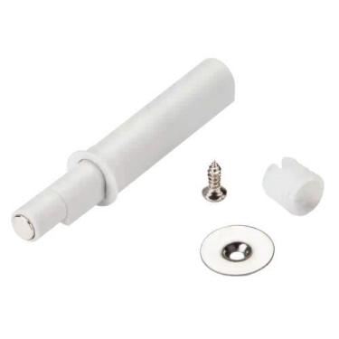 Imagem de Fecho Toque P/ Portas Gavetas Embutido Tip-on Branco 7cm - Renna / Brm