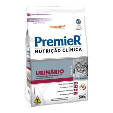 Imagem de Ração Premier Nutrição Clínica Urinário Gatos Adultos - 500 G