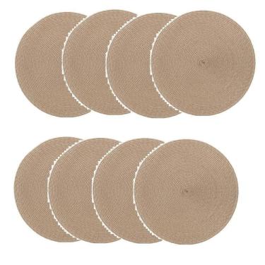 Imagem de Jogo Americano Redondo 8 Unidades Allure Elegante