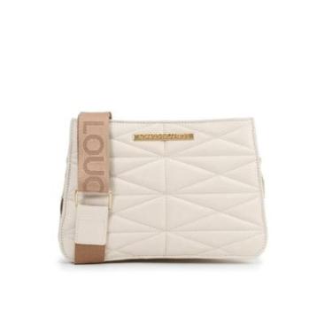 Imagem de Bolsa Transversal em Couro Off White Loucos e Santos-Feminino
