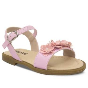 Imagem de Sandália Rasteira Infantil Menina 22ao27 Flor Festa 04.100i-Feminino