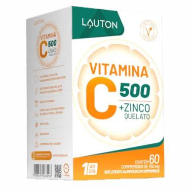 Imagem de Vitamina c + zinco - 60 cps - Lauton Nutrition