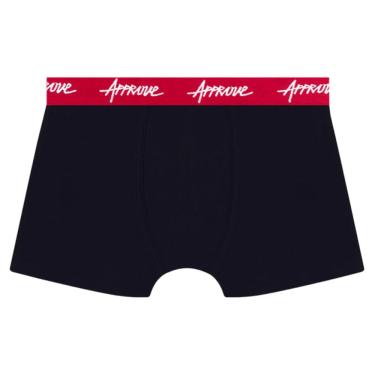 Imagem de Cueca Boxer Approve Preta Com Vermelho Preto