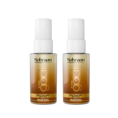 Imagem de Kit 02 Finalizador Reparador Elixir Cabelos 30ml - Nohraan