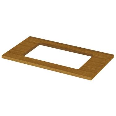 Imagem de Tampo P/ Balcão Cozinha Gabinete Cooktop 80x53cm Nature - Henn