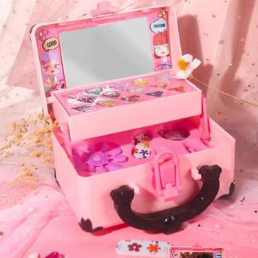 Imagem de Kit Maquiagem Infantil com Espelho - Atena