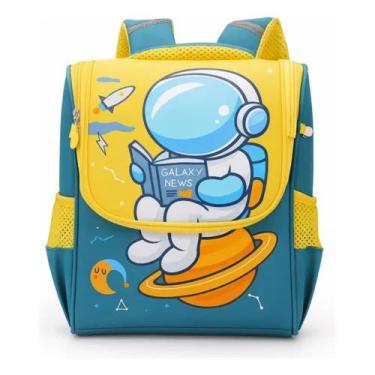 Imagem de Mochila Escolar Infantil Lancheira Menino Menina Astronauta - GOLD SHO