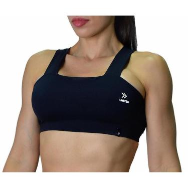 Imagem de Top faixa com alça United - Cinza - P-Feminino