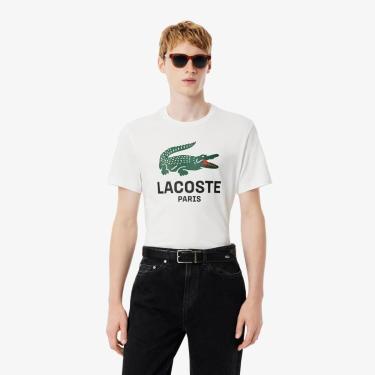 Imagem de Camiseta Lacoste de Algodão Estampada Masculina-Masculino
