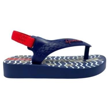 Imagem de Chinelo Dedo Infantil Menino Casual Dia a Dia Passeio com Elástico Ipanema 25431-Masculino