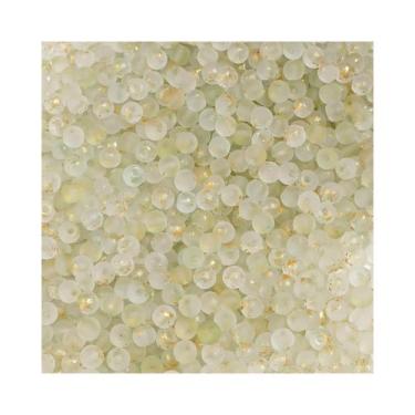 Imagem de Contas De Vidro Fosco Dourado Salpicado De 4mm, 100 Peças Para Joias A
