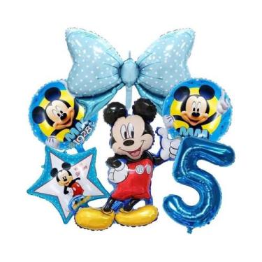 Imagem de Conjunto De Balões Mickey E Minnie Para Menina E Menino, Decoração De 