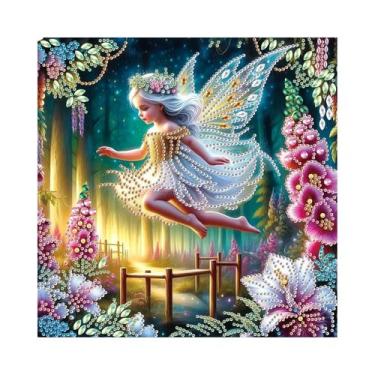 Imagem de Kit De Pintura Em Diamante Com Formato Especial De Elfo Para Iniciante