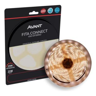 Imagem de Fita Led Connect 5w 4000k Branco Neutro 5 Metros 220v Tensão Direta 60