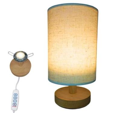 Imagem de Abajur Mesa Luminaria 3 Tons LED Candeeiro USB Minimalista Decoraçao I