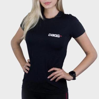 Imagem de Camiseta Academia Feminina Treino Musculação Poliamida Dri Fit Fitness