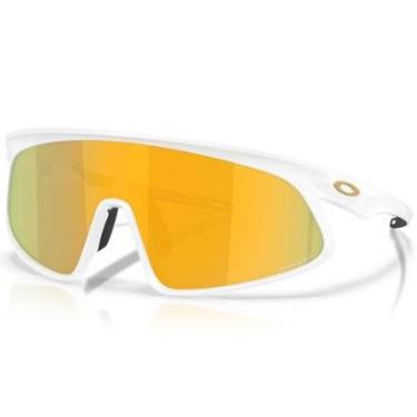 Imagem de Óculos de Sol Oakley RSLV 141 Matte White Prizm 24k-Masculino