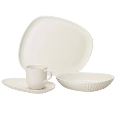 Imagem de Aparelho de Jantar 16 Peças Luna Seda Oxford
