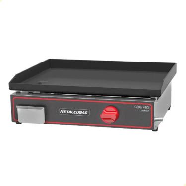 Imagem de Chapa Bifeteira A Gás 45 Cm Metalcubas Compact Cbg 450c