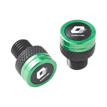 Imagem de Parafusos De Alumínio M10x1.25 E Tampas Para Furos De Espelho Para QJM