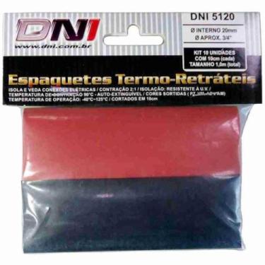 Imagem de Espaguete Termo Retrátil Com 10 Peças 20mm - 5120 - Dani - OUTRAS MARC