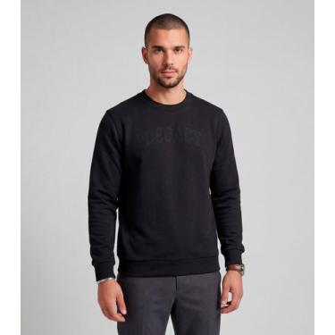 Imagem de Moletom Masculino Moletom Felpado Bordado Diametro Preto, M, Preto