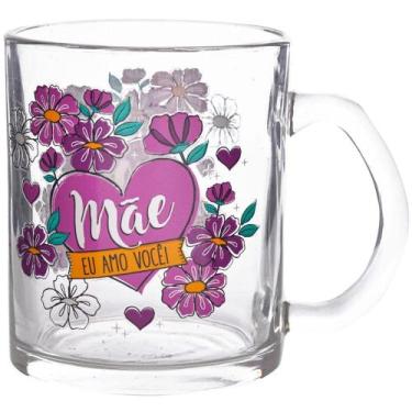 Imagem de Caneca Dias Das Mães Presente C/ Frase Mãe Eu Amo Você 320ml - Wincy C