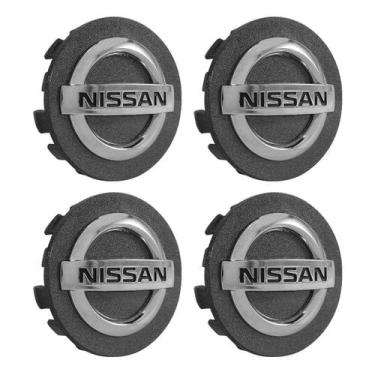 Imagem de Jogo 4 Calota Calotinha Meio Roda Nissan March Sentra Versa Frontier 5
