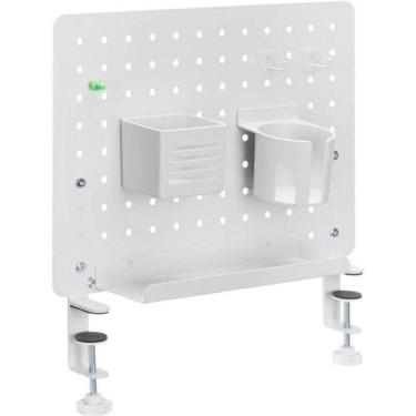 Imagem de Painel Organizador Fortrek Grid Space Office para Ambiente Organizado e Estiloso Branco