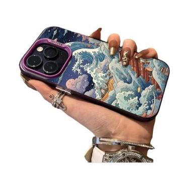 Imagem de Capa De Celular Criativa Ocean Waves Ukiyo-e Para Xiaomi POCO X7 X6 X5