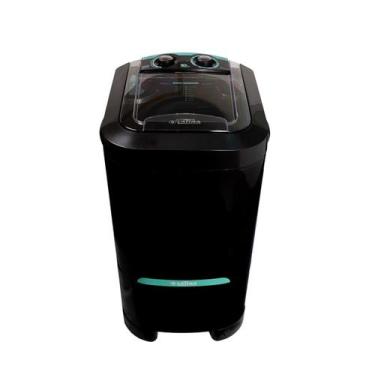 Imagem de Lavadora de roupas tanquinho preto 10kg 220v semiautomática la555 - La