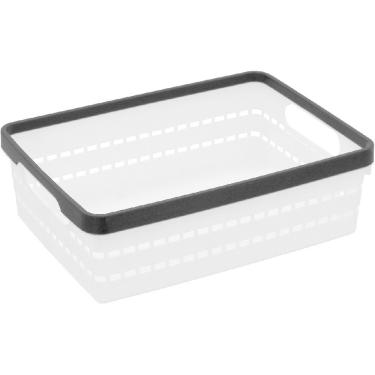 Imagem de CAIXA ORGANIZADORA MULTIUSO PLÁSTICO 7x16x23cm BRANCO