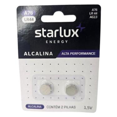 Imagem de Bateria A76 LR44 AG13 Starlux 1,5V Alcalina 1 unidade