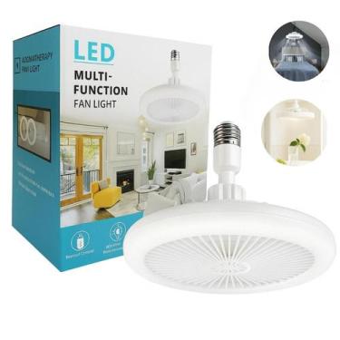 Imagem de Ventilador de Teto LED E27 36W, Luz Fria ou Quente para Clima Ideal em