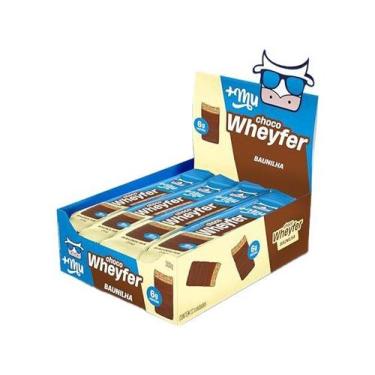 Imagem de Chocowheyfer Mais Mu Wafer Proteico Sabor Baunilha 6g de Proteína Zero