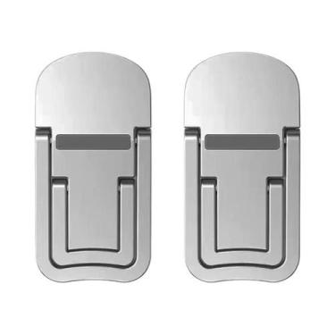 Imagem de Suporte Ajustável Mini Dobrável Para Laptop 2 Peças, Suporte Portátil 