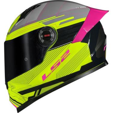 Imagem de Ls2 Capacete Ff358 S Digital Preto/Amarelo, 60