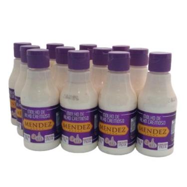 Imagem de Kit Molho de Alho Mendez 215ml 12 Cremoso Tradicional