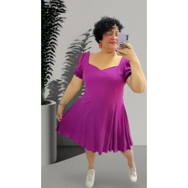 Imagem de Vestido Cecília - Rosana Costa Plussize, Preto, G2(50/52) 
