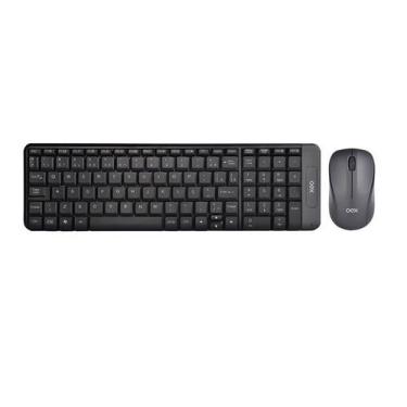 Imagem de Kit teclado e mouse sem fio wireless 2.4g cz blend tm404 oex